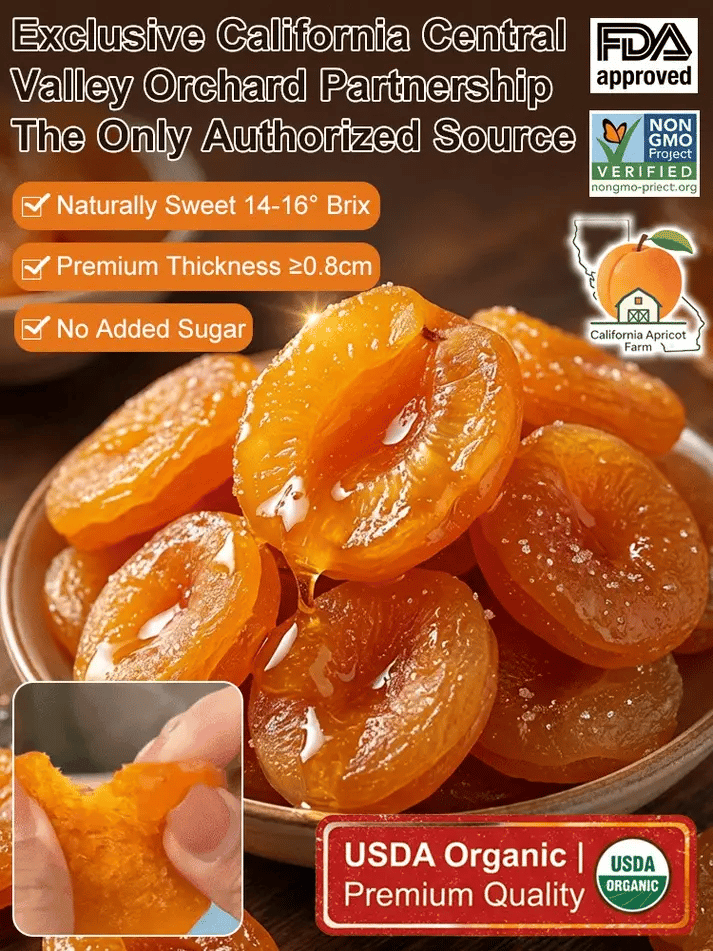 California Specialty Dried Apricots-Sherry