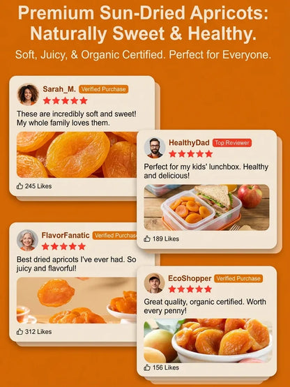 California Specialty Dried Apricots-Sherry
