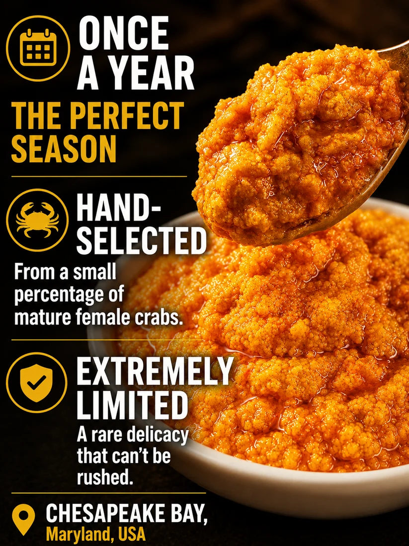 Maryland-Chesapeake Bay blue crab eggs-Sherry