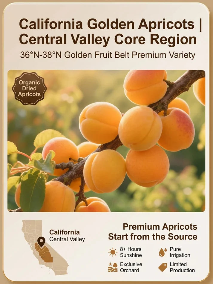 California Specialty Dried Apricots-Sherry