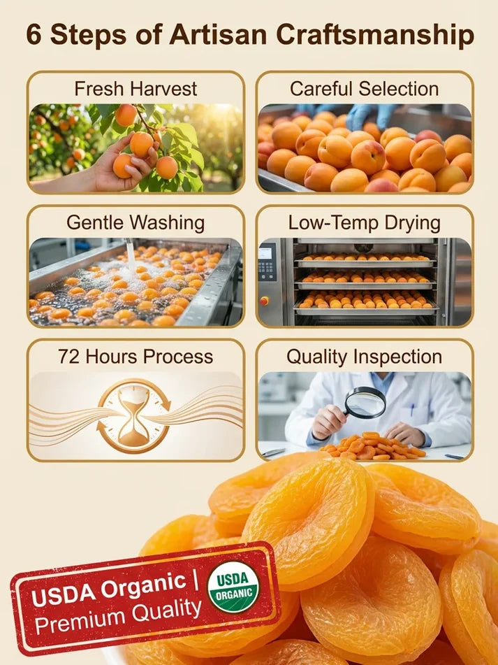 California Specialty Dried Apricots-Sherry