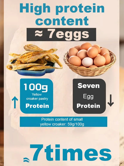 High-protein ready-to-eat deep-sea fish crisps-XXS