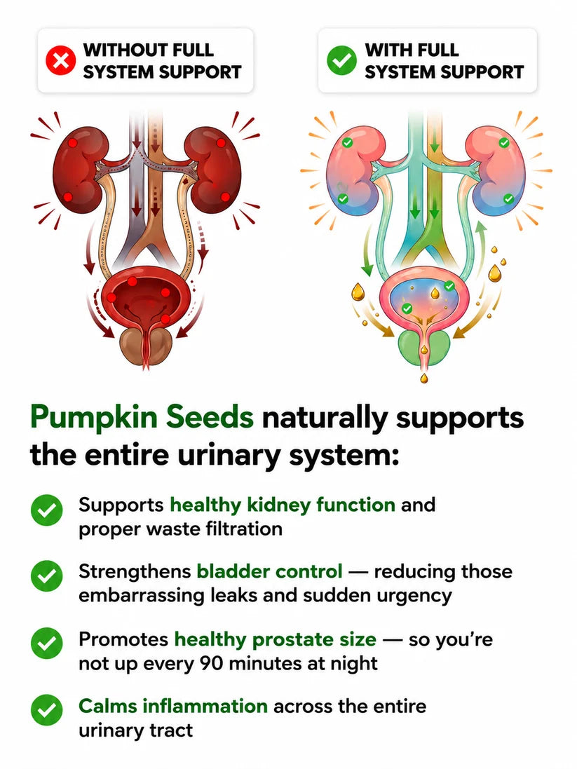 Pumpkin seed brittle - naturally strengthens the kidneys and protects the bladder from the inside out-Sherry