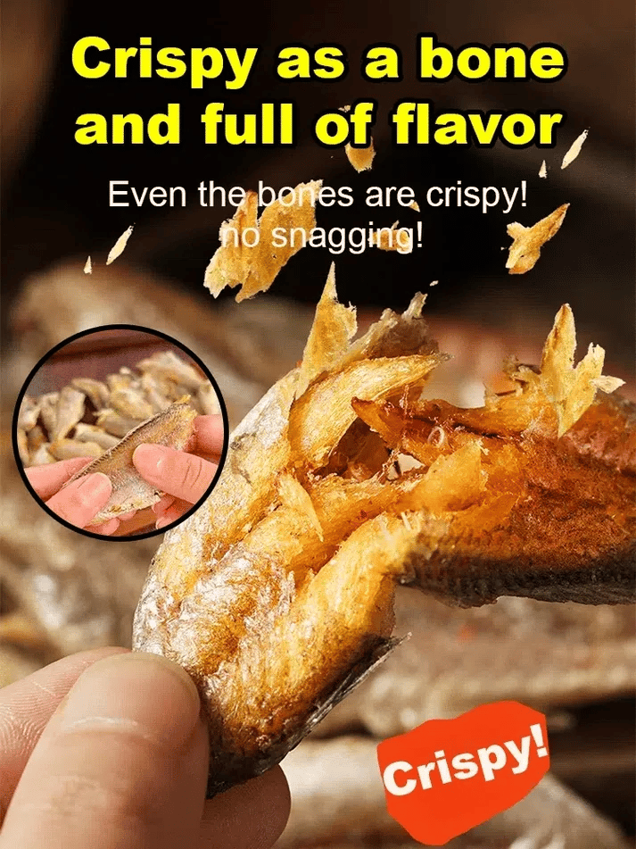 High-protein ready-to-eat deep-sea fish crisps-XXS