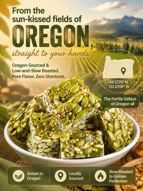 Pumpkin seed brittle - naturally strengthens the kidneys and protects the bladder from the inside out-Sherry